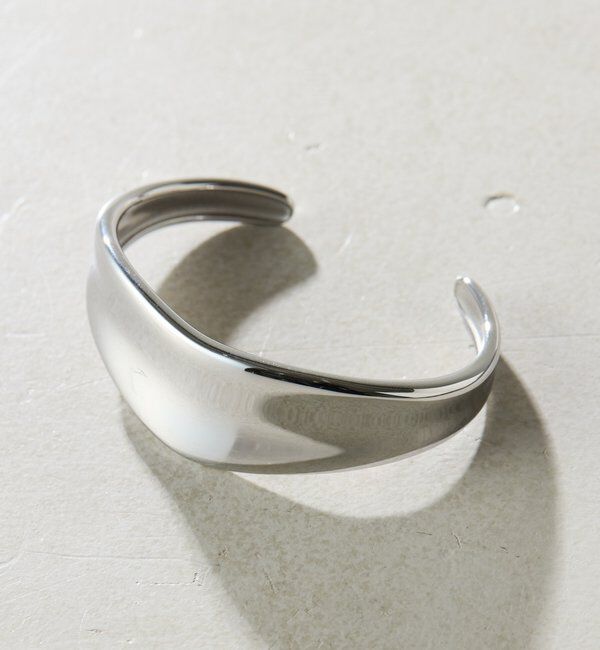  「【Sivelle./シヴェル】ステンレスウェーブティックバングル」|デニム|