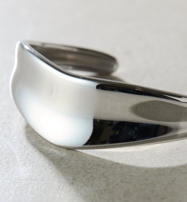  「【Sivelle./シヴェル】ステンレスウェーブティックバングル」|デニム|