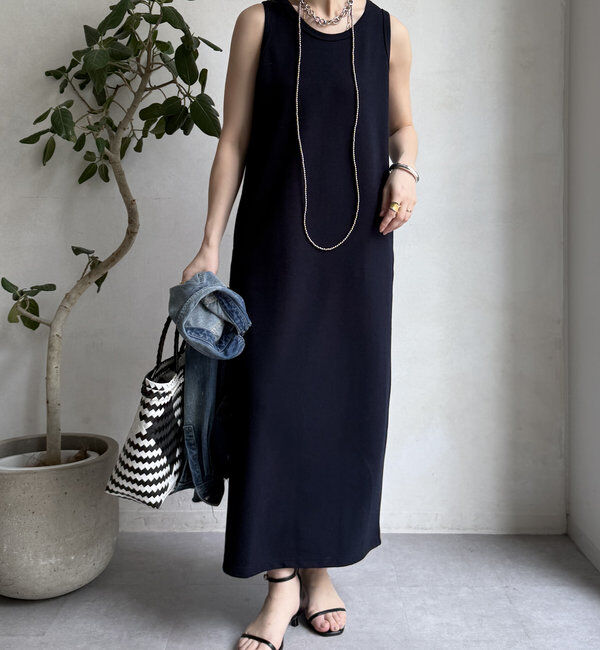  「【全骨格細見え】ブークレーダンボールタンクワンピース」|ワンピース|