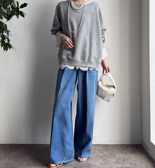  「レースフレアブラウス」|シャツ・ブラウス|