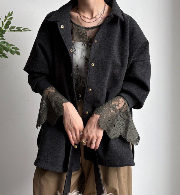  「レースフレアブラウス」|シャツ・ブラウス|