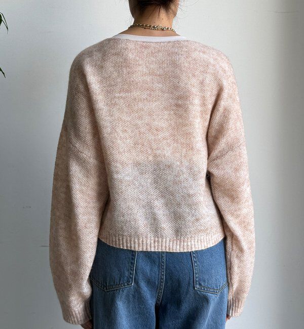  「モヘヤメランジプルオーバー」|ニット・セーター|