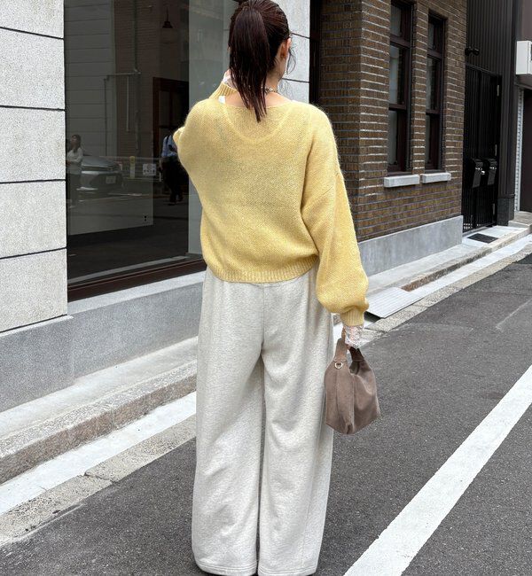  「モヘヤメランジプルオーバー」|ニット・セーター|