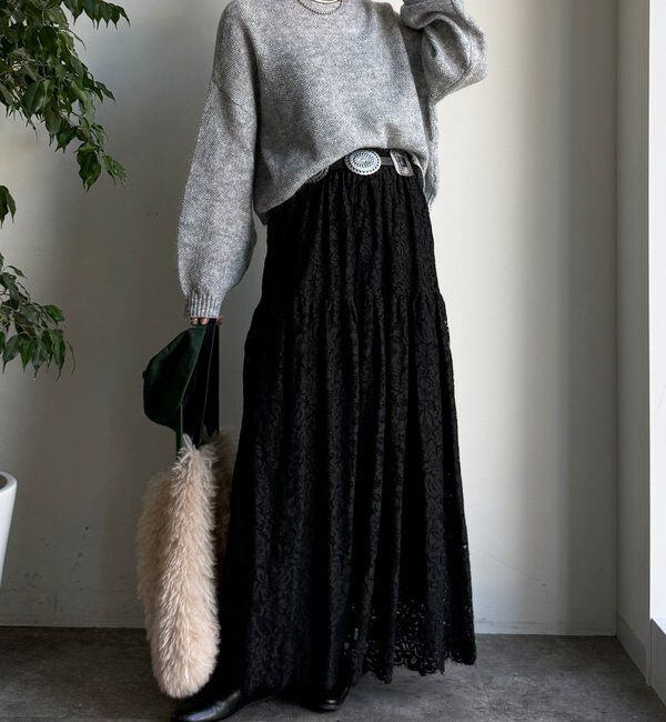  「モヘヤメランジプルオーバー」|ニット・セーター|