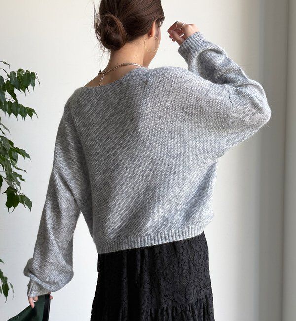  「モヘヤメランジプルオーバー」|ニット・セーター|