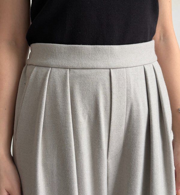  「ウォームタックワイドパンツ」|チノ|