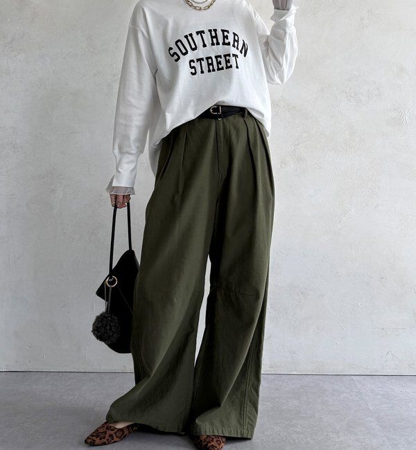  「【WEB限定】フロッキーロゴレイヤードトップス」|Tシャツ・カットソー|