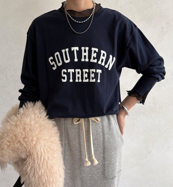  「【WEB限定】フロッキーロゴレイヤードトップス」|Tシャツ・カットソー|