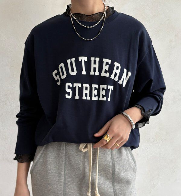  「【WEB限定】フロッキーロゴレイヤードトップス」|Tシャツ・カットソー|