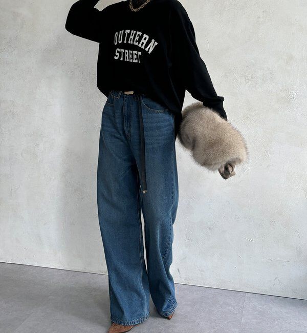  「【WEB限定】フロッキーロゴレイヤードトップス」|Tシャツ・カットソー|