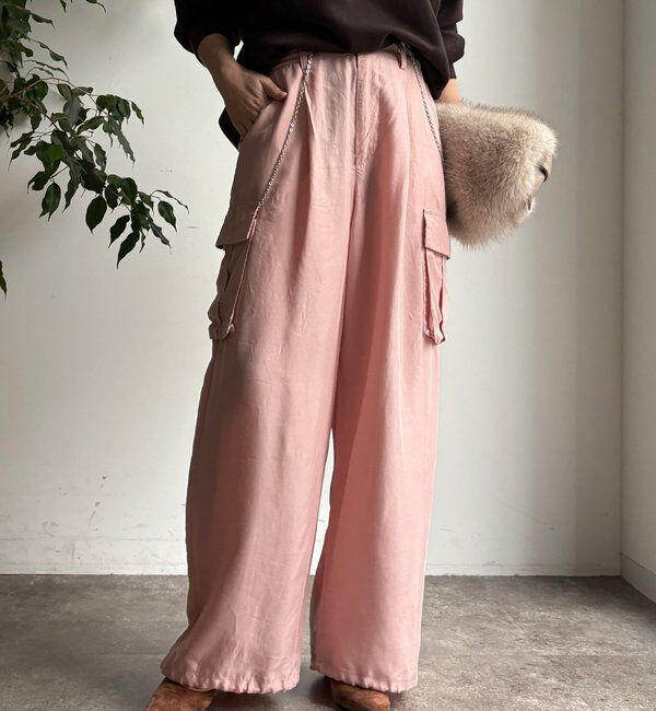  「キュプラカーゴパンツ」|チノ|