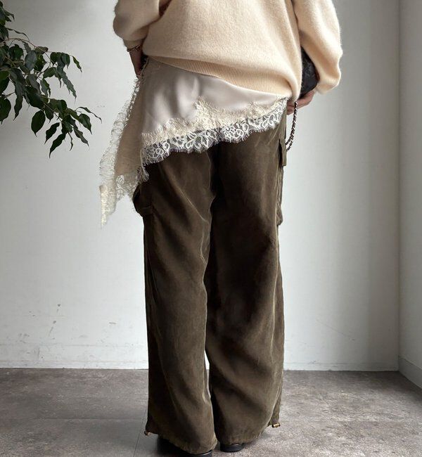  「キュプラカーゴパンツ」|チノ|