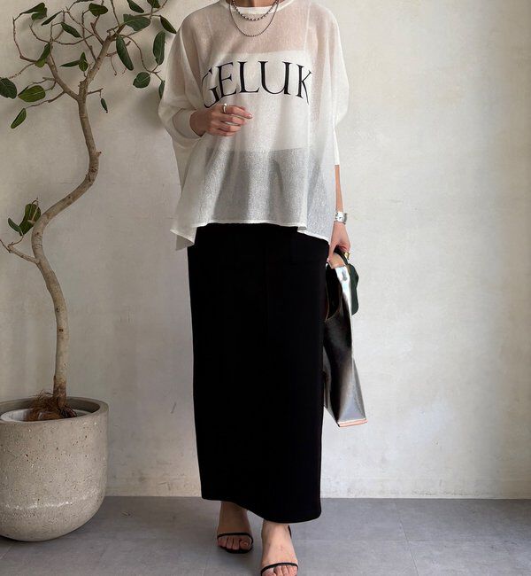  「コットンダンボールタイトスカート」|スカート|