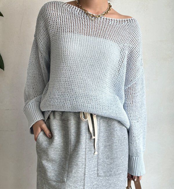  「【新色追加！】コットンローゲージプルオーバー」|ニット・セーター|