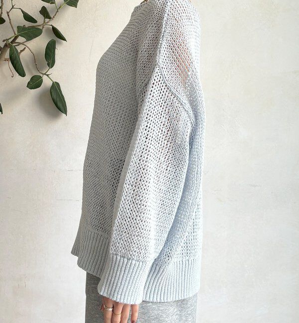  「【新色追加！】コットンローゲージプルオーバー」|ニット・セーター|