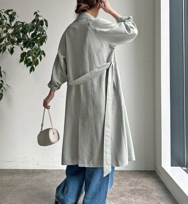  「【WEB限定】スウェードライクトレンチコート」|その他|