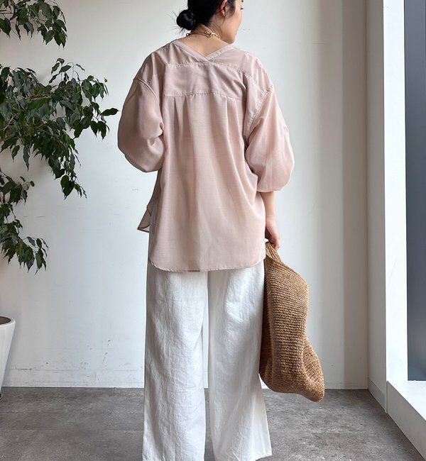  「GOLDボタンVVシャツ」|シャツ・ブラウス|