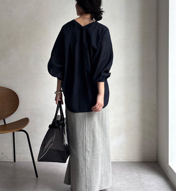  「GOLDボタンVVシャツ」|シャツ・ブラウス|