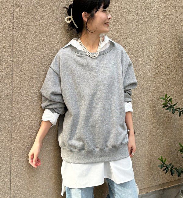  「【インフルエンサーOKOCHI企画】リバーシブルロゴスウェット」|Tシャツ・カットソー|