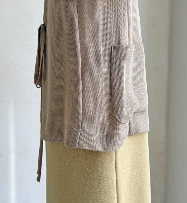  「メッシュノーカラーバックリボンジャケット」|テーラードジャケット|