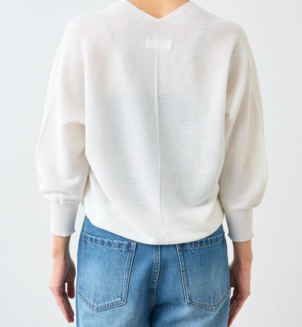  「【軽くしなやかな着心地】ライトギマバックボリュームニット」|ニット・セーター|