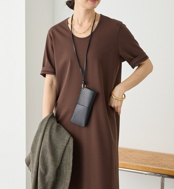  「【接触冷感・紫外線防止素材】ゴブソデカットソーワンピース」|ワンピース|