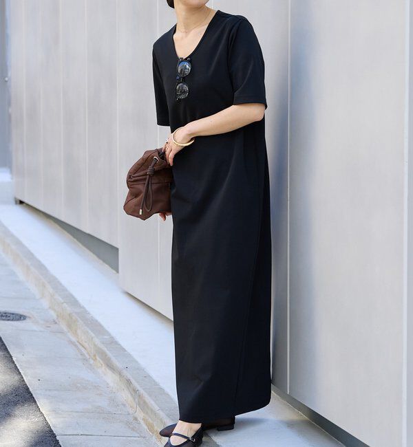  「【接触冷感・紫外線防止素材】ゴブソデカットソーワンピース」|ワンピース|