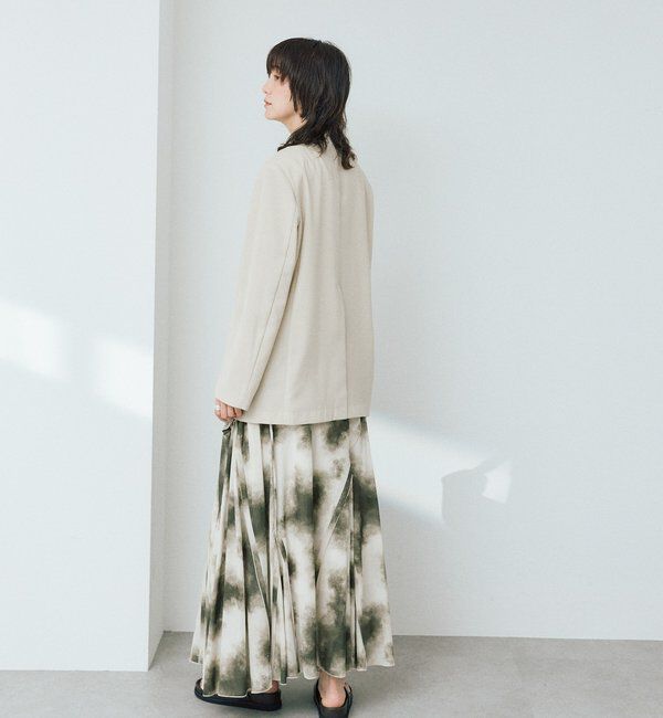  「【a Nice （ア ・ニース）】ノーカラージャケット」|テーラードジャケット|