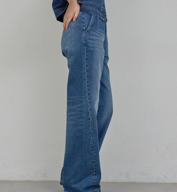  「【PEAS】【セットアップ対応】デニムトラウザーズ」|チノ|