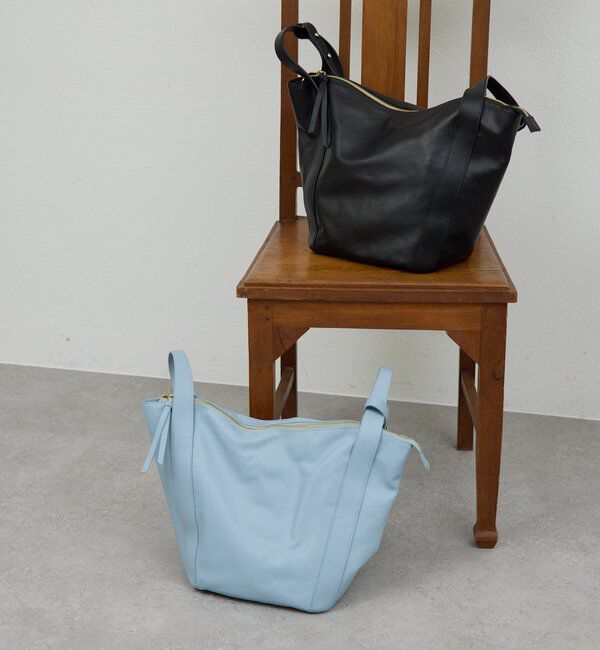  「【2.718】レザーショルダーバッグ」|クラッチバッグ|