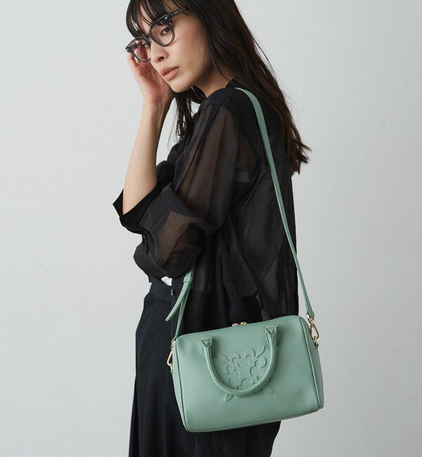  「《composition》レザー2WAYミニボストンバッグ」|ボストンバッグ|