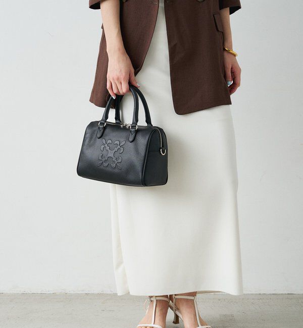  「《composition》レザー2WAYミニボストンバッグ」|ボストンバッグ|