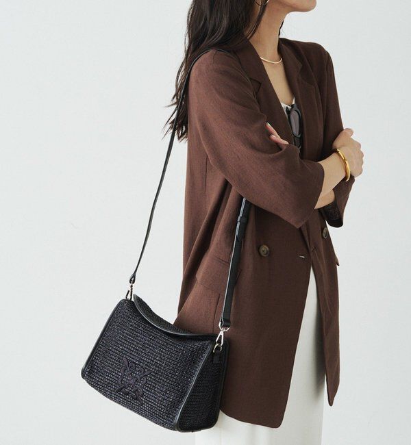  「ナイロンラフィアショルダーバッグ」|ショルダー・メッセンジャー|