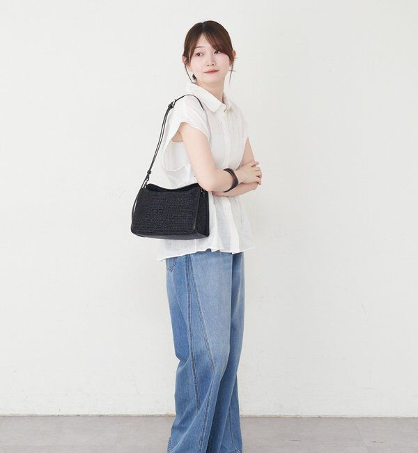  「ナイロンラフィアショルダーバッグ」|ショルダー・メッセンジャー|