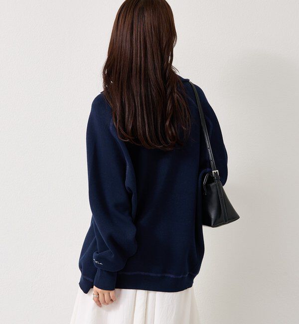  「スウェットライクヘンリーニット」|ニット・セーター|