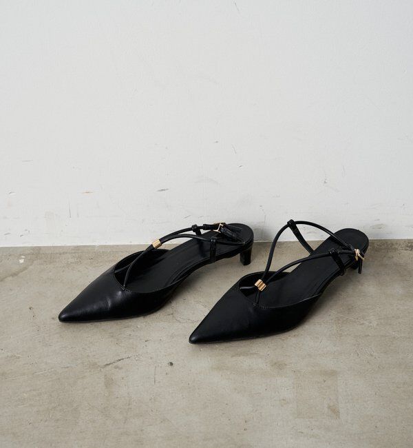  「【GALENA/ガレナ】コードパンプス」|パンプス|ブラック