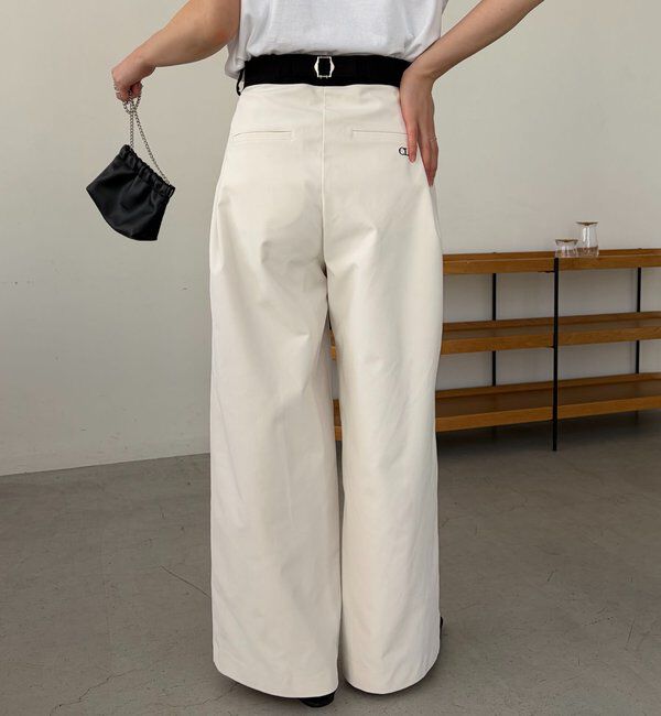  「〈C.L〉バイカラーウエストパンツ」|チノ|