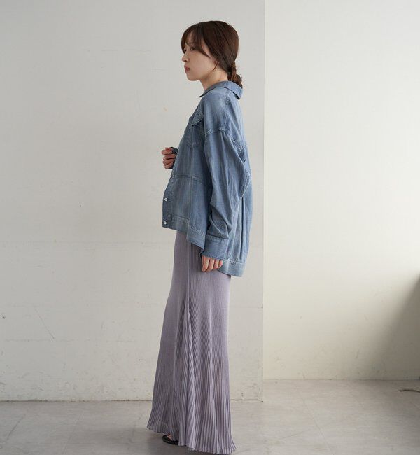  「シアープリーツニットスカート」|スカート|