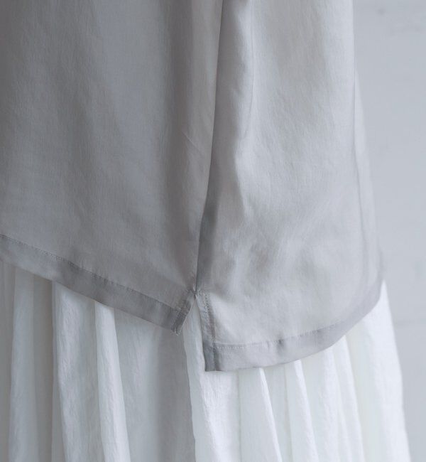  「フィブリルキュプラ半袖シャツ」|シャツ・ブラウス|