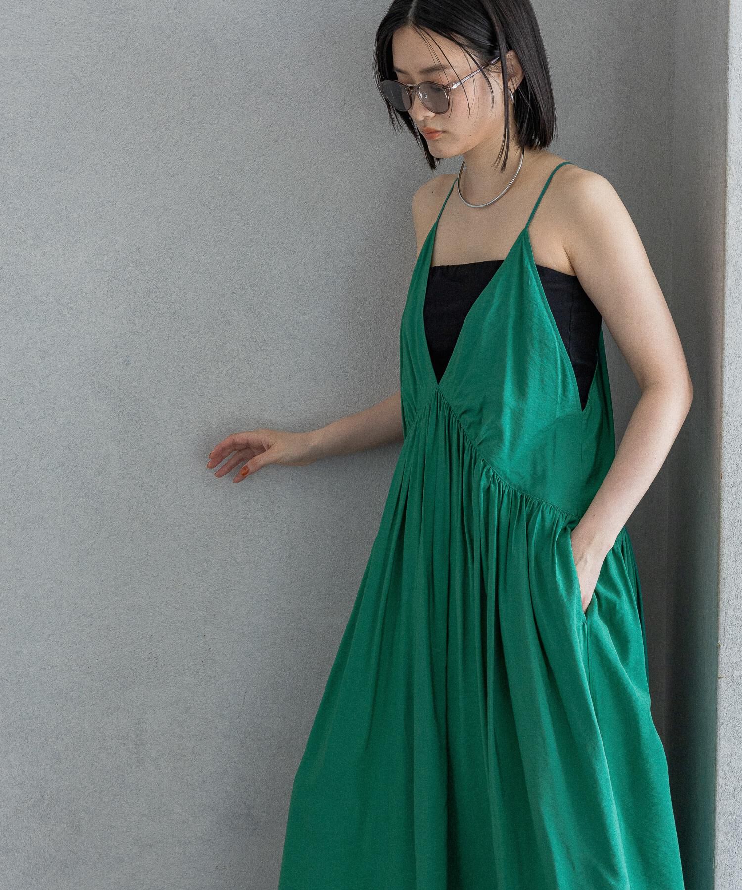 A part by 「ドットシシュウキャミワンピース」|ワンピース|