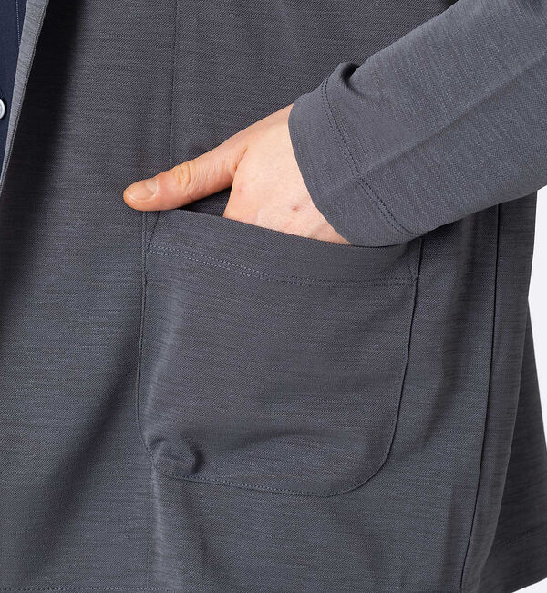 ABAHOUSE「鹿の子 ストレッチ ボタンレス カーディガン」|カーディガン|