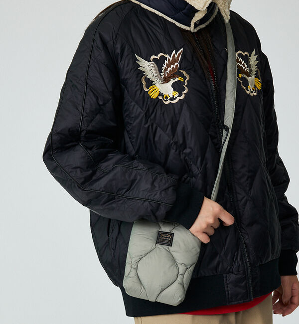 ABAHOUSE「【TAION/タイオン】ミリタリー クロスボディ ダウンバッグS/ショルダーバッ」|ショルダー・メッセンジャー|