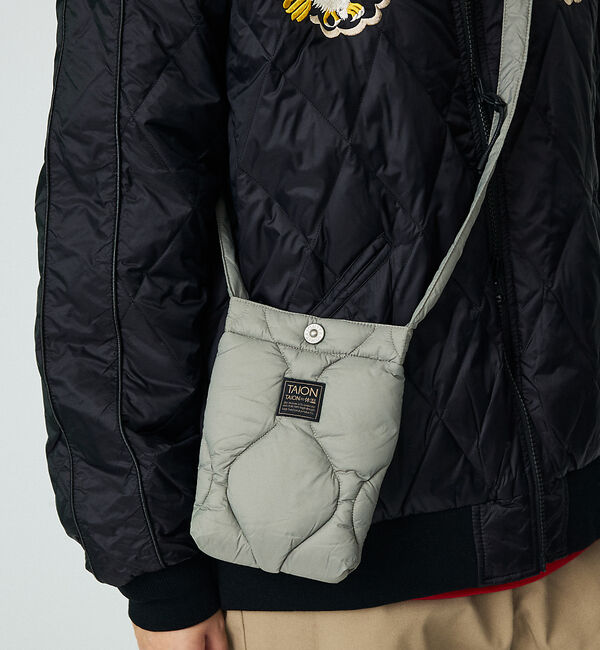 ABAHOUSE「【TAION/タイオン】ミリタリー クロスボディ ダウンバッグS/ショルダーバッ」|ショルダー・メッセンジャー|