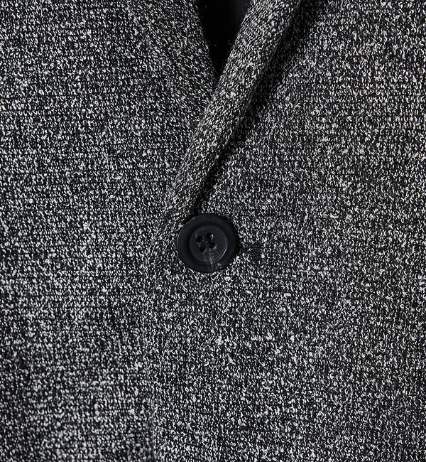 ABAHOUSE「ブークレ ボンディング ショールブルゾン / ストレッチ / 保温性」|ブルゾン・スタジャン|