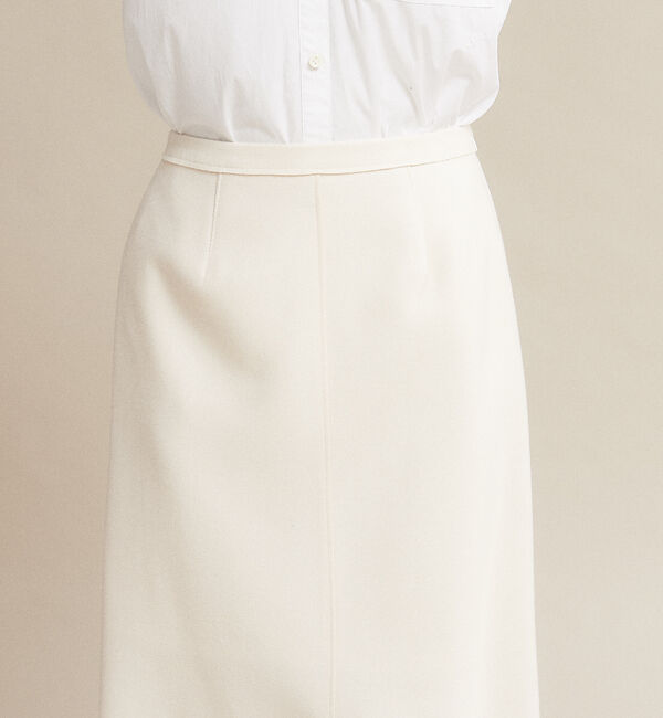 Rouge vif「フェイクメルトンジャージータイトスカート」|スカート|