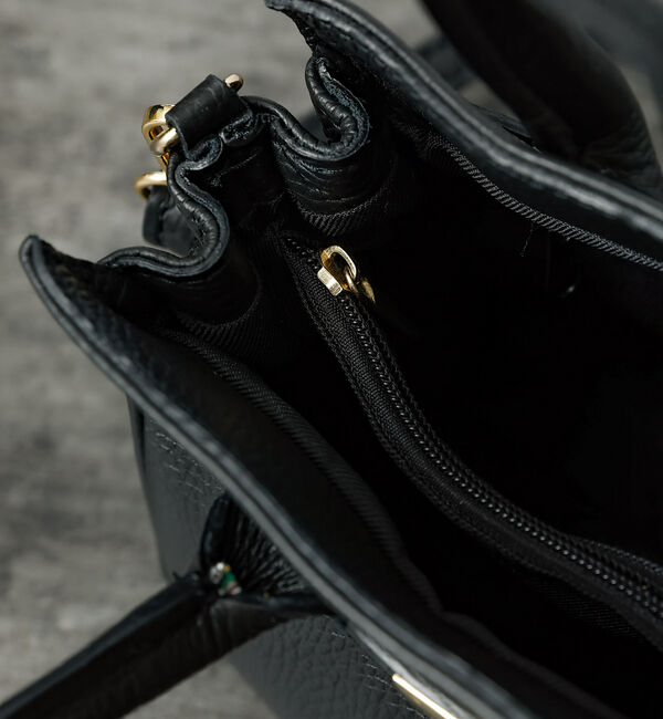 Rouge vif「【AULENTTI/オウレンティ】2WAY レザーミニバッグ / ベルト付きレザ」|ショルダー・メッセンジャー|