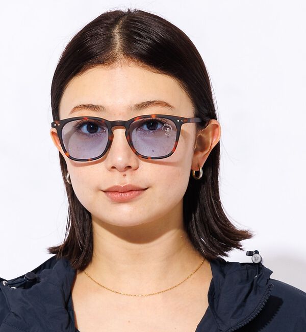 Rouge vif「【IZIPIZI】サングラス / LIGHTCOLOR / ウェリントン / 日」|メガネ|ブラウン