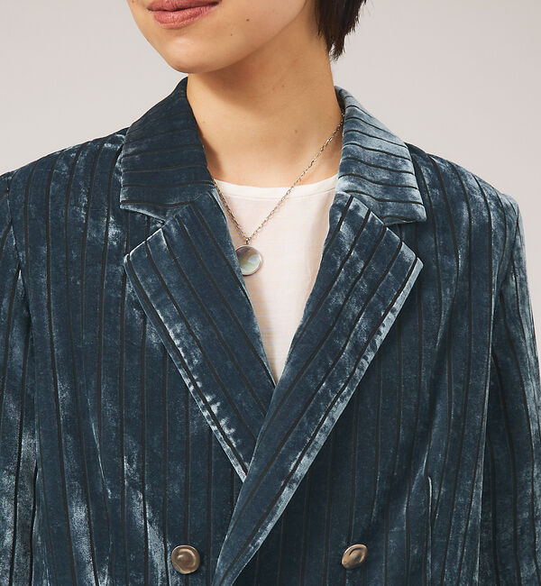 qualite「オパールストライプジャケット」|その他|