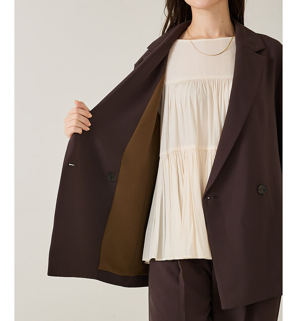 qualite「【セットアップ対応】ワイドダブルジャケット」|その他|