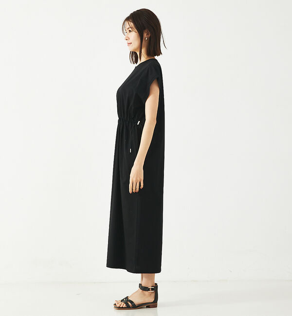 abahouse mavie「【大人のいちまんワンピ/接触冷感】シルケットドロストワンピース」|ワンピース|